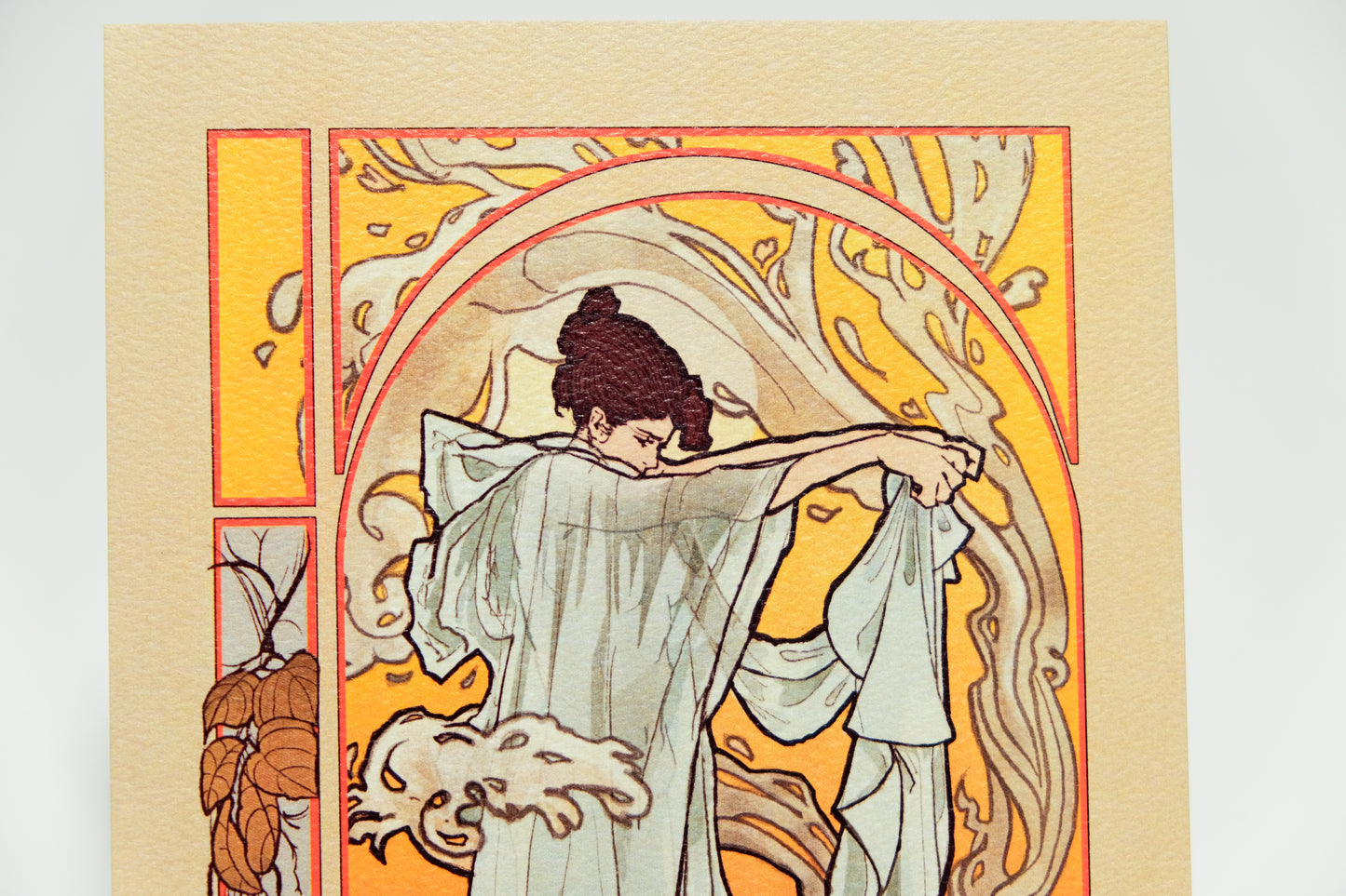 "Autumn" Original Art Nouveau inspired print