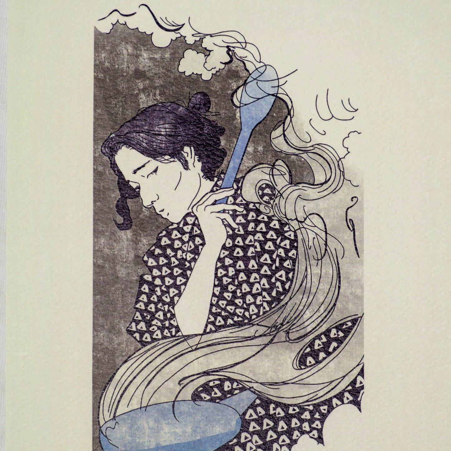 “Man Cooking” Japanese-Inspired Fine Art Print