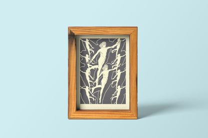 “Lords” Art Nouveau inspired Fine Art Print