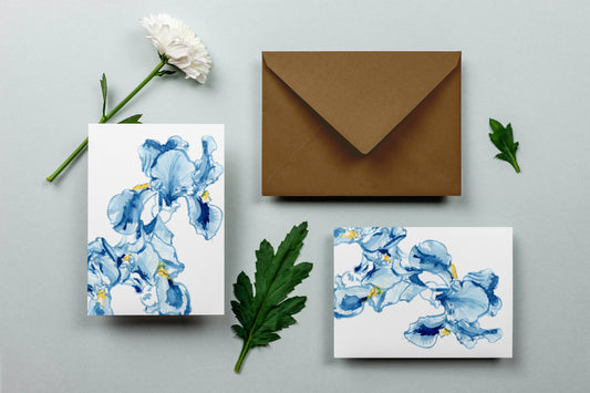 "Irises" Greeting Card 3-Pack