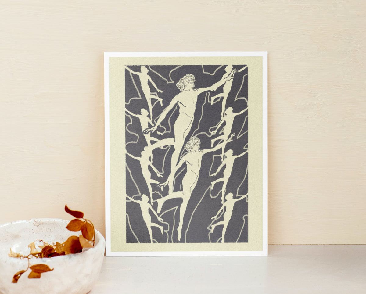 “Lords” Art Nouveau inspired Fine Art Print