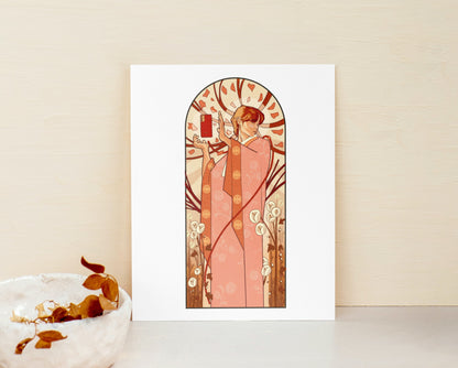 “Madonna” Art Nouveau Inspired Fine Art Print