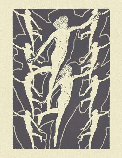 “Lords” Art Nouveau inspired Fine Art Print