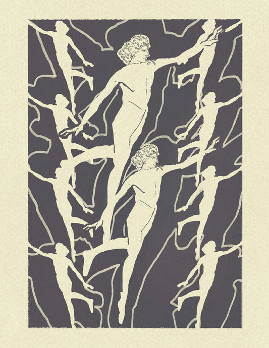 “Lords” Art Nouveau inspired Fine Art Print