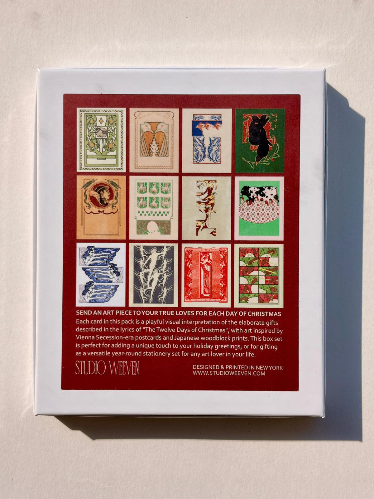 The Holiday Card Pack - "12 Days of Christmas" Illustrated Greeting Cards