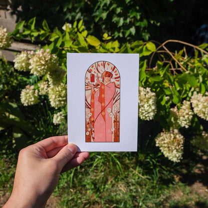 “Madonna” Art Nouveau Inspired Fine Art Print