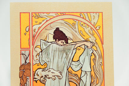 "Autumn" Original Art Nouveau inspired print