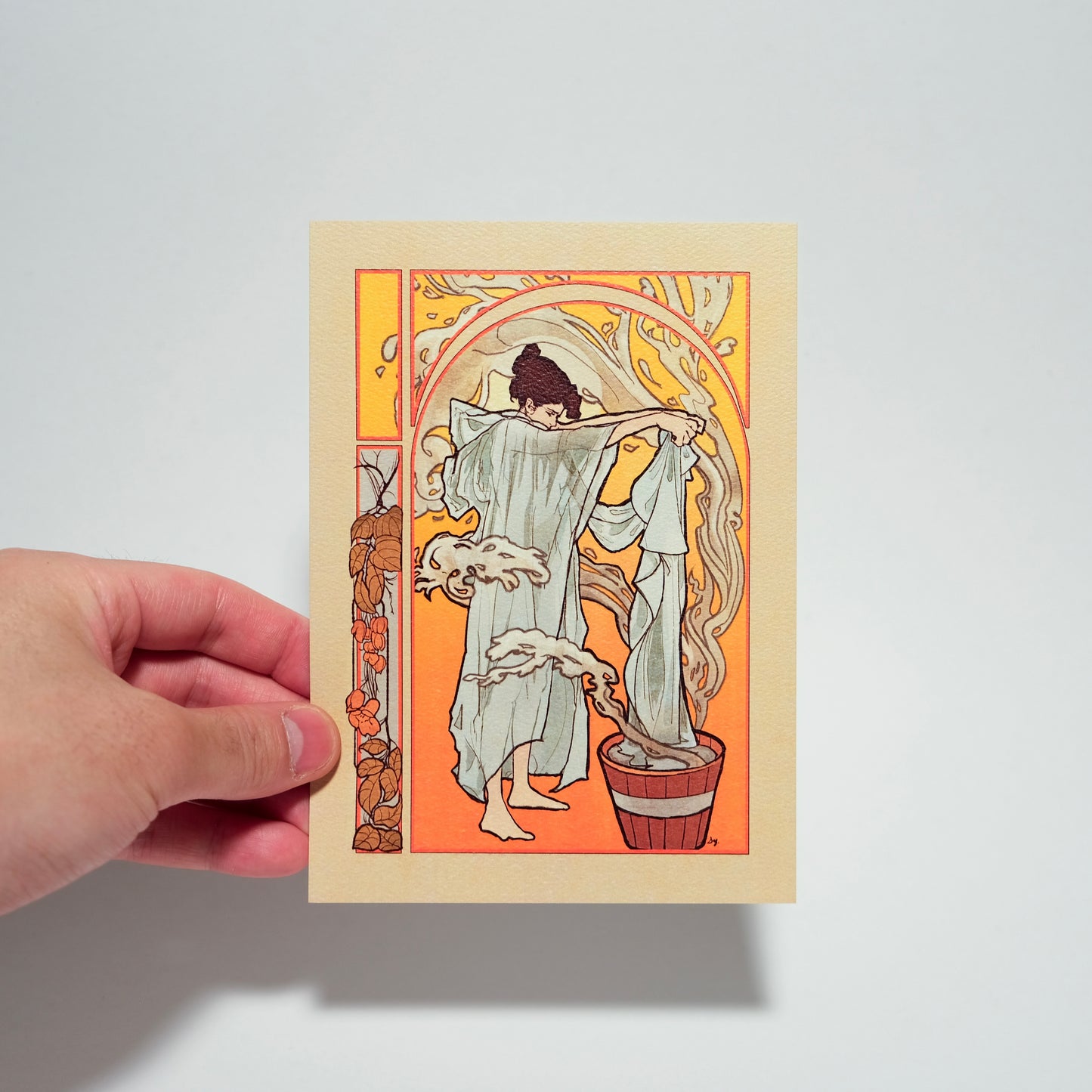 "Autumn" Original Art Nouveau inspired print