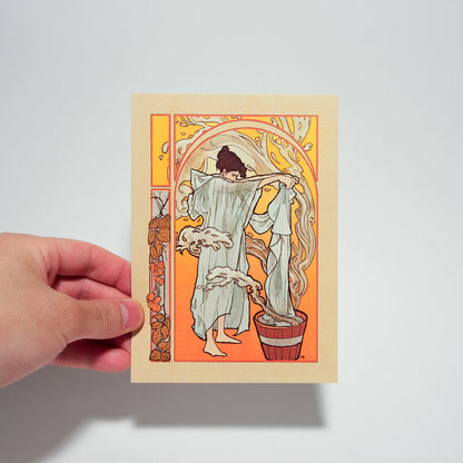 "Autumn" Original Art Nouveau inspired print