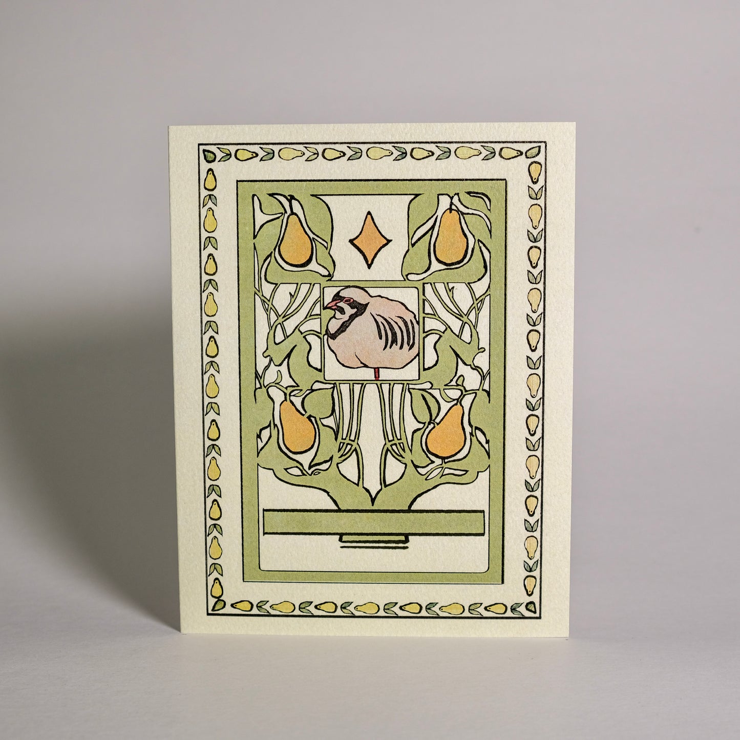 “Partridge” Art Nouveau inspired Fine Art Print