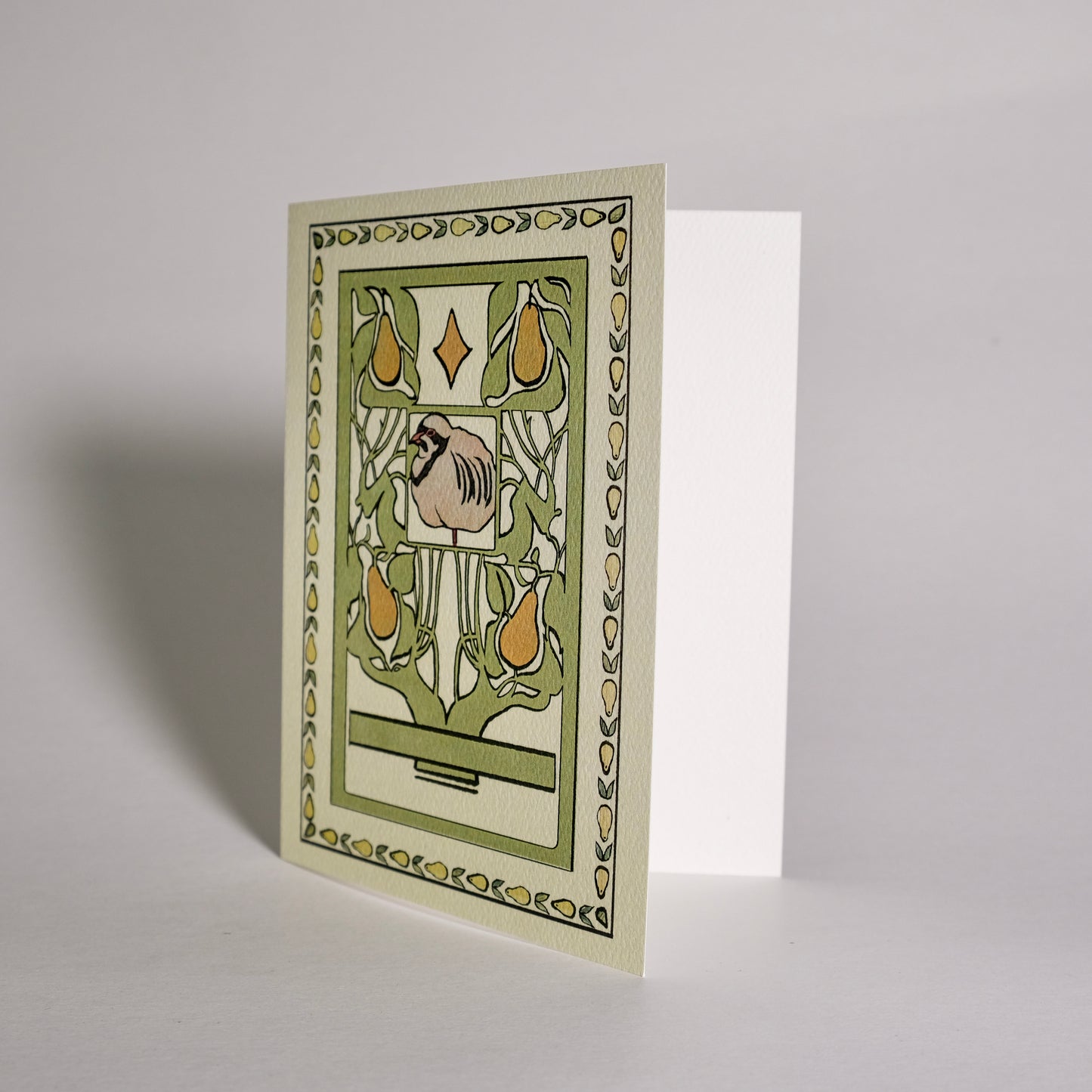 Day 1 “Partridge in a Pear Tree” Greeting Card