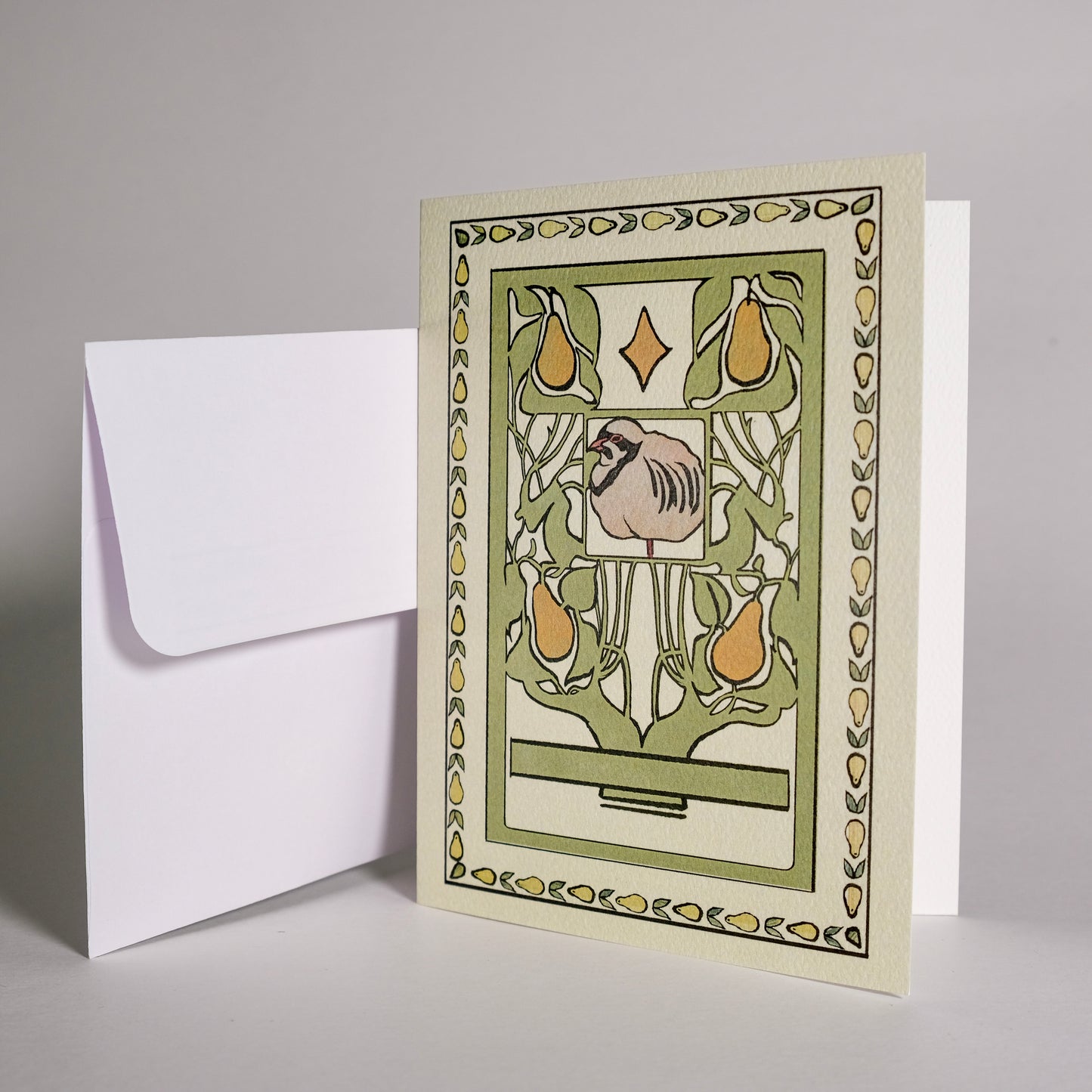 Day 1 “Partridge in a Pear Tree” Greeting Card