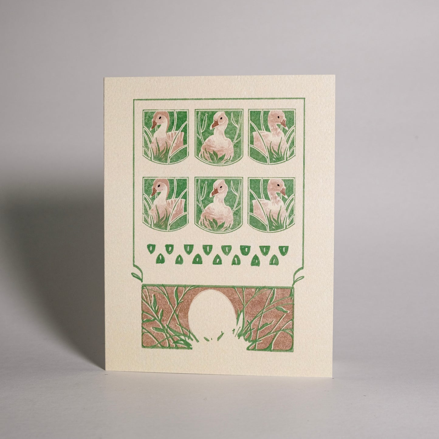 Day 6 "Six Geese a-Laying" Greeting Card