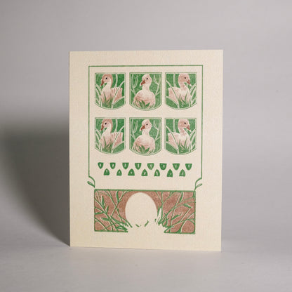 Day 6 "Six Geese a-Laying" Greeting Card