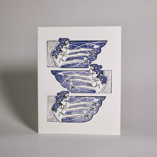 Day 9 "Nine Ladies Dancing" Greeting Card