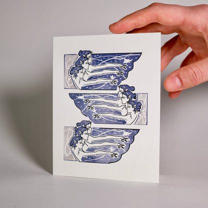 Day 9 "Nine Ladies Dancing" Greeting Card