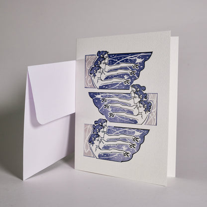 Day 9 "Nine Ladies Dancing" Greeting Card
