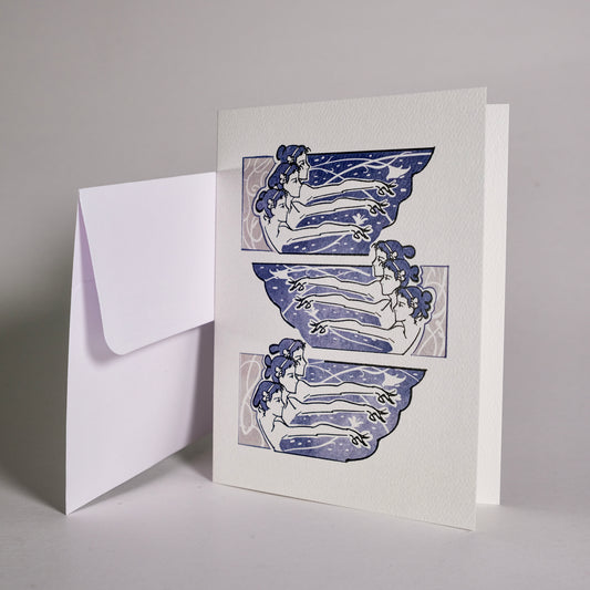 Day 9 "Nine Ladies Dancing" Greeting Card