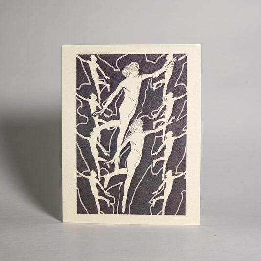 Day 10 "Ten Lords a-Leaping" Greeting Card