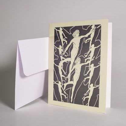 Day 10 "Ten Lords a-Leaping" Greeting Card