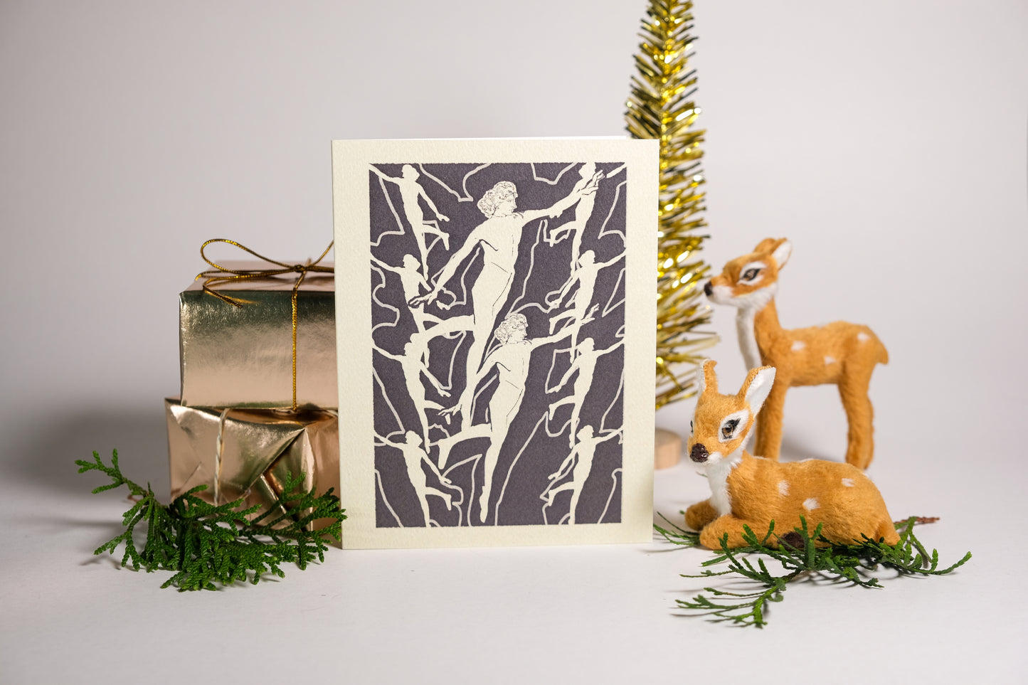 Day 10 "Ten Lords a-Leaping" Greeting Card