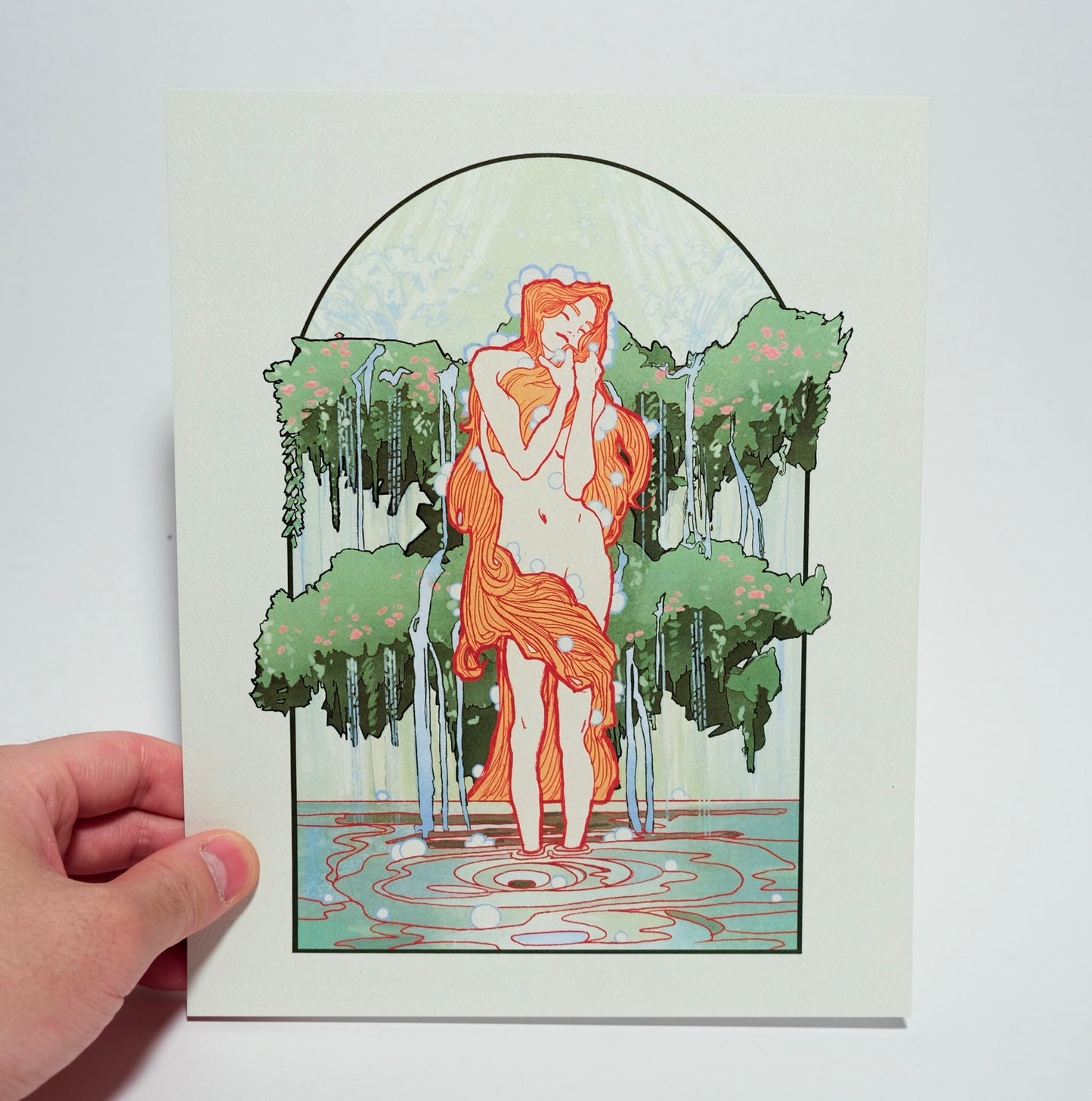 “Spring" Original Art Nouveau inspired print