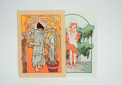 “Spring" Original Art Nouveau inspired print