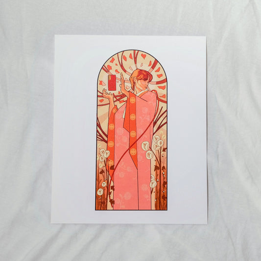 “Madonna” Art Nouveau Inspired Fine Art Print
