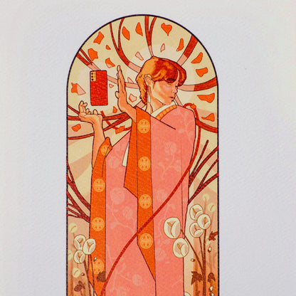“Madonna” Art Nouveau Inspired Fine Art Print