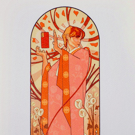 “Madonna” Art Nouveau Inspired Fine Art Print