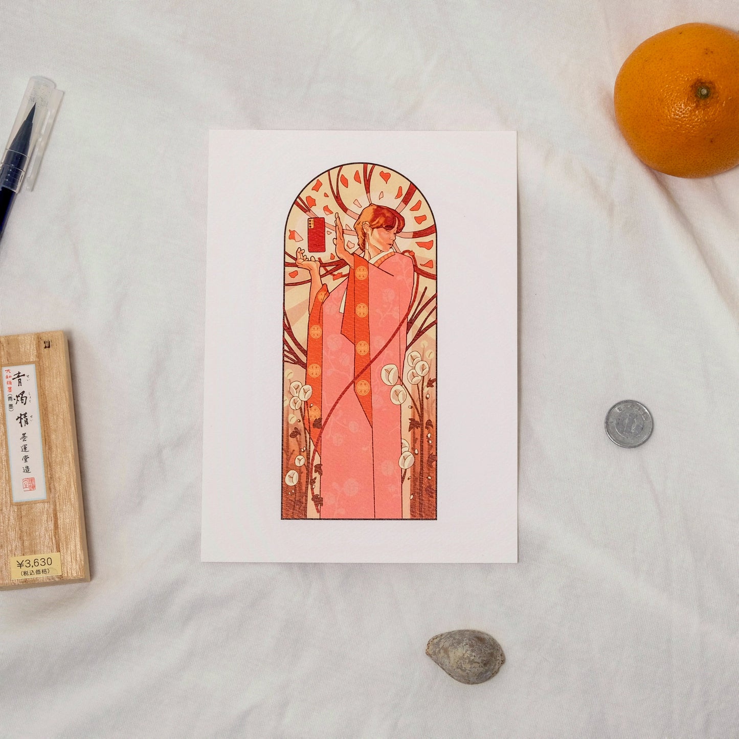 “Madonna” Art Nouveau Inspired Fine Art Print